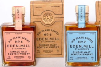 Eden Mill Hip Flask 6 and 7 3yr 20cl